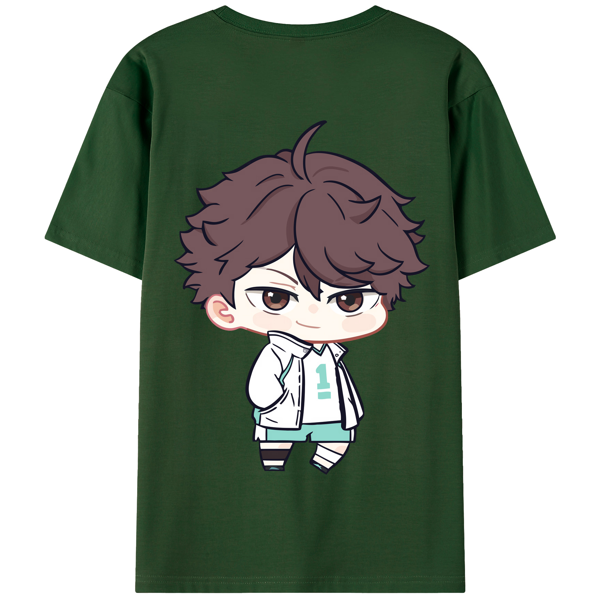 （画像用） ハイキュー!! Haikyu!! 綿100％半袖Tシャツ（背面プリント）